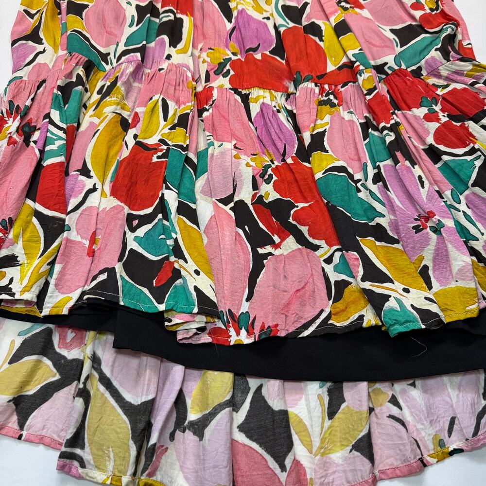 Corey Lynn Calter Floral Halter Dress XL Colorful Mini Vacation Dress Lined - Picture 7 of 11
